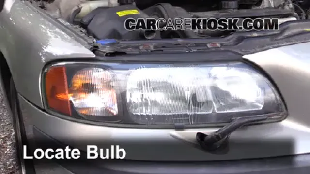 2001 Volvo V70 2.4L 5 Cyl. Éclairage Feu de jour (remplacer l'ampoule)